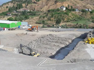 Kozluk Drenaj Hattı Kazısı